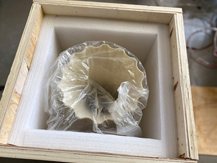 3D打印花瓶易碎品的木箱包裝案例